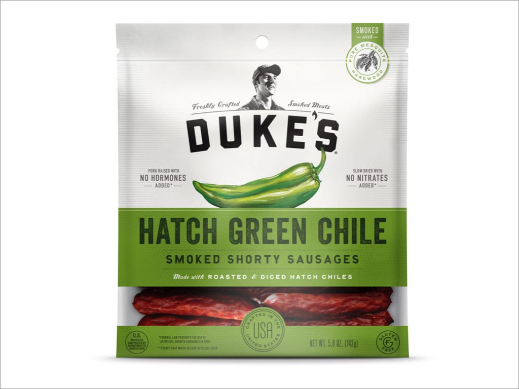 美國Duke煙熏香腸包裝設計