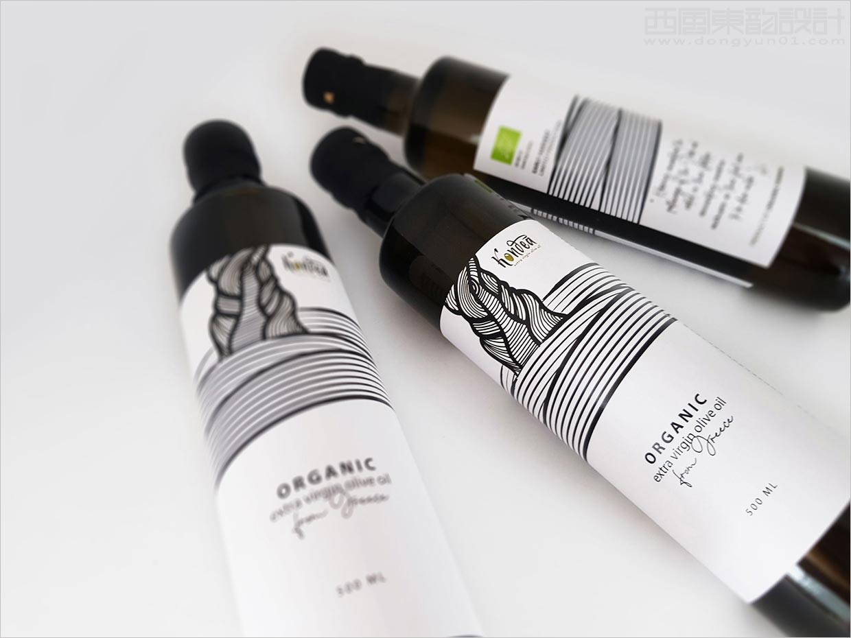 受希臘詩歌啟發的Kondea橄欖油食用油包裝設計